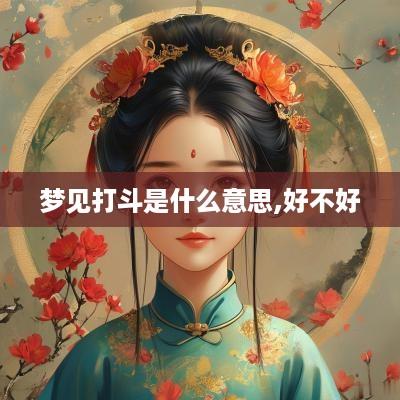 梦见打斗是什么意思,好不好