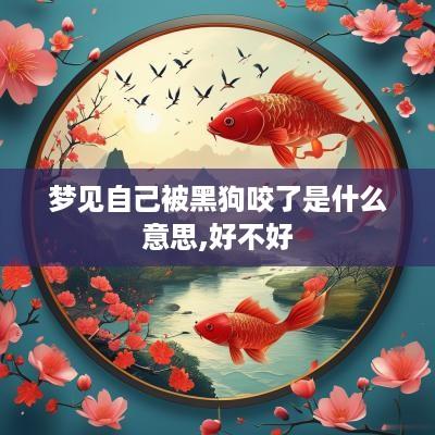 梦见自己被黑狗咬了是什么意思,好不好