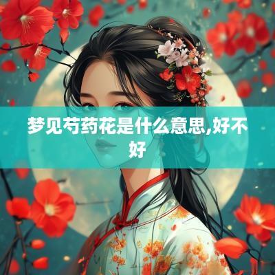 梦见芍药花是什么意思,好不好