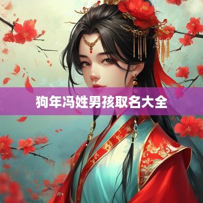 狗年冯姓男孩取名大全