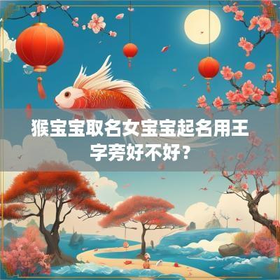 猴宝宝取名女宝宝起名用王字旁好不好？