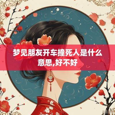 梦见朋友开车撞死人是什么意思,好不好
