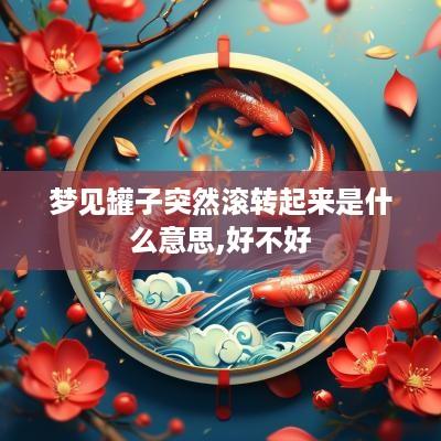 梦见罐子突然滚转起来是什么意思,好不好