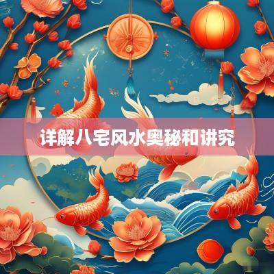 详解八宅风水奥秘和讲究