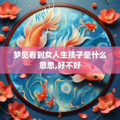 梦见看到女人生孩子是什么意思,好不好