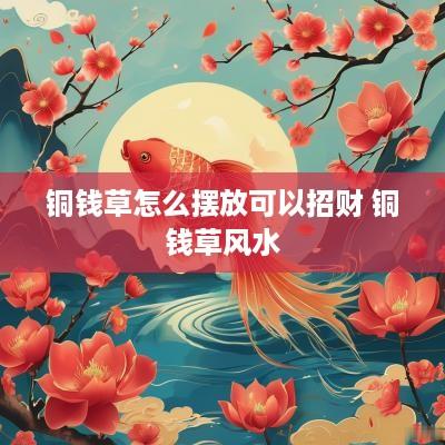 铜钱草怎么摆放可以招财 铜钱草风水