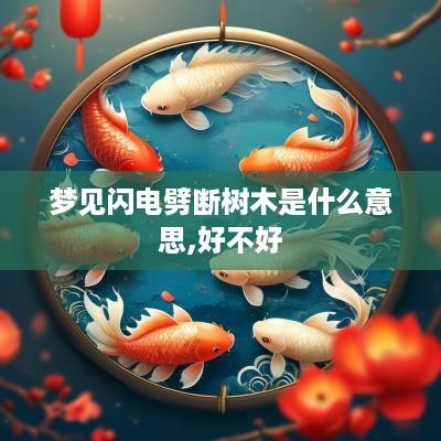 梦见闪电劈断树木是什么意思,好不好
