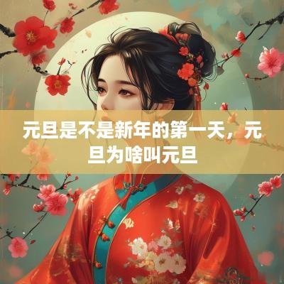 元旦是不是新年的第一天，元旦为啥叫元旦