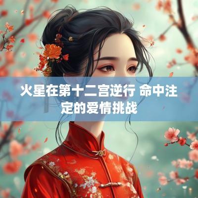 火星在第十二宫逆行 命中注定的爱情挑战