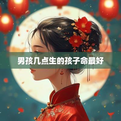 男孩几点生的孩子命最好