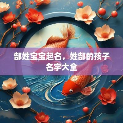 郜姓宝宝起名，姓郜的孩子名字大全