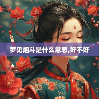 梦见烟斗是什么意思,好不好