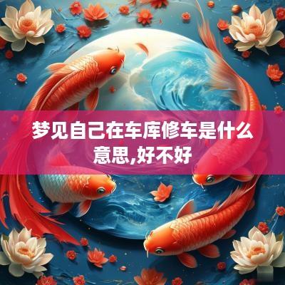 梦见自己在车库修车是什么意思,好不好
