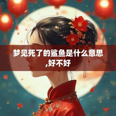 梦见死了的鲨鱼是什么意思,好不好