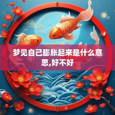 梦见自己膨胀起来是什么意思,好不好