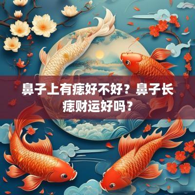 鼻子上有痣好不好？鼻子长痣财运好吗？
