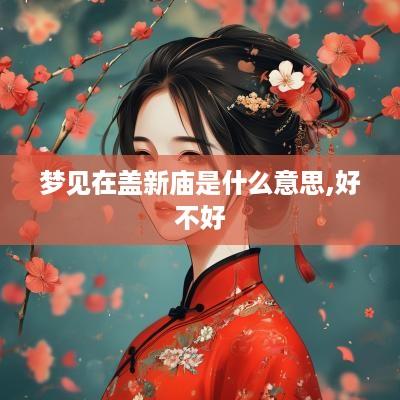 梦见在盖新庙是什么意思,好不好