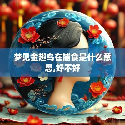 梦见金翅鸟在捕食是什么意思,好不好