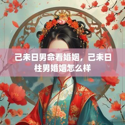 己未日男命看婚姻，己未日柱男婚姻怎么样