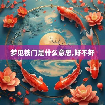 梦见铁门是什么意思,好不好
