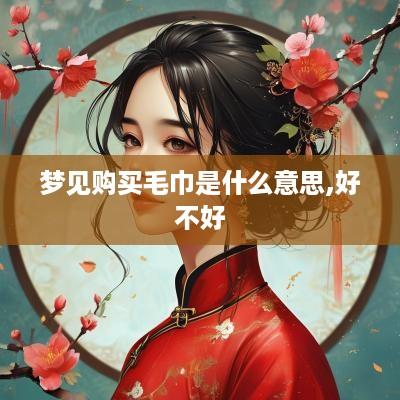 梦见购买毛巾是什么意思,好不好