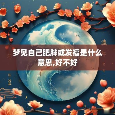 梦见自己肥胖或发福是什么意思,好不好