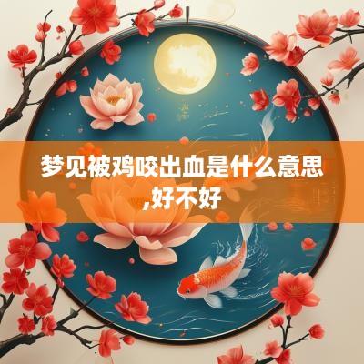 梦见被鸡咬出血是什么意思,好不好