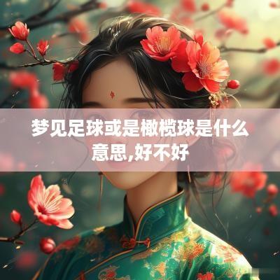 梦见足球或是橄榄球是什么意思,好不好