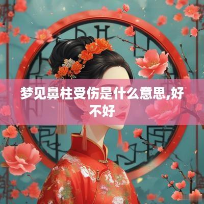 梦见鼻柱受伤是什么意思,好不好