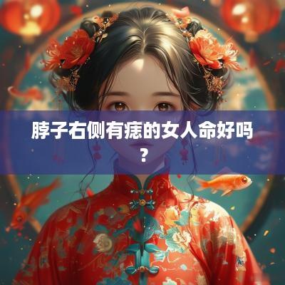 脖子右侧有痣的女人命好吗？
