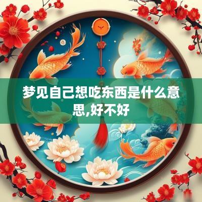 梦见自己想吃东西是什么意思,好不好