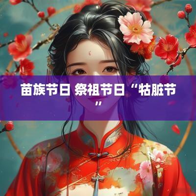 苗族节日 祭祖节日“牯脏节”