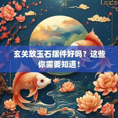 玄关放玉石摆件好吗？这些你需要知道！