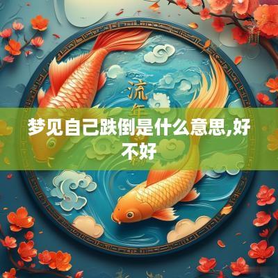 梦见自己跌倒是什么意思,好不好