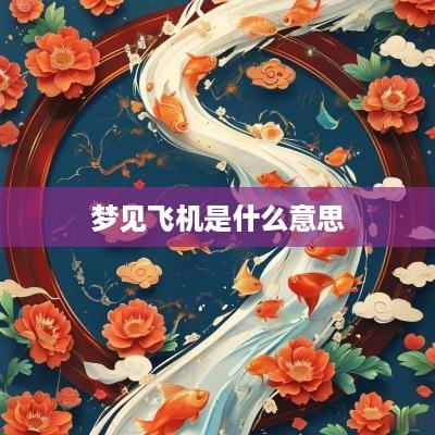 梦见飞机是什么意思