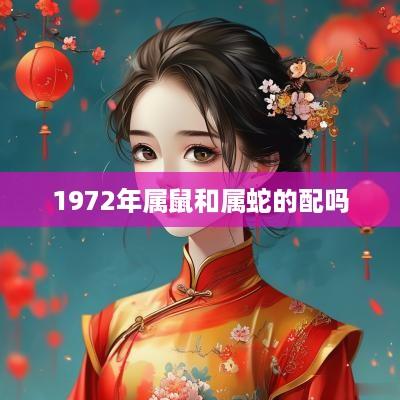 1972年属鼠和属蛇的配吗