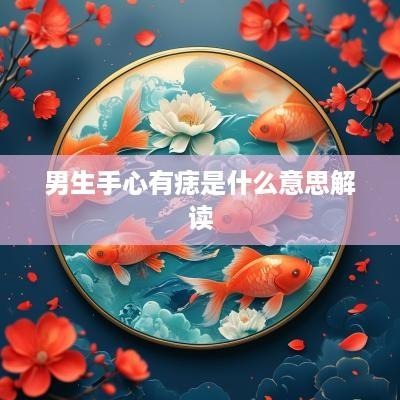 男生手心有痣是什么意思解读