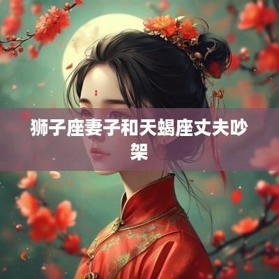 狮子座妻子和天蝎座丈夫吵架