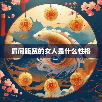 眉间距宽的女人是什么性格