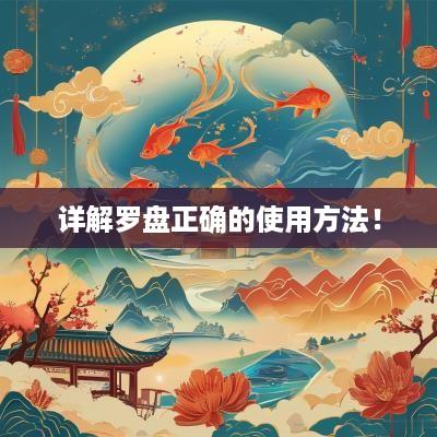 详解罗盘正确的使用方法！