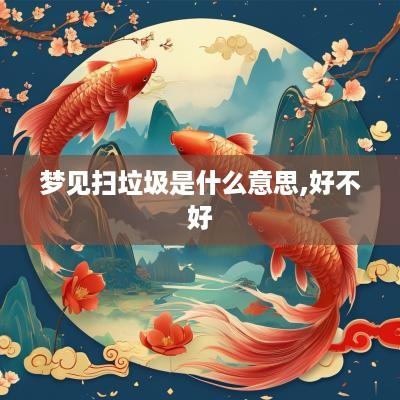 梦见扫垃圾是什么意思,好不好