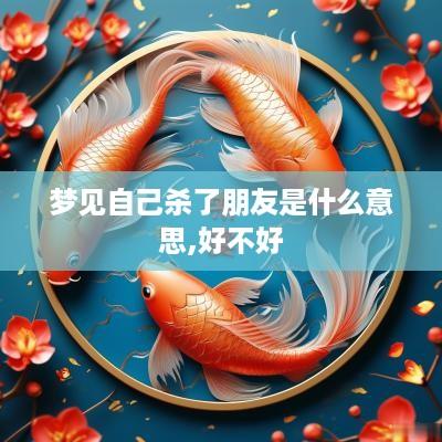 梦见自己杀了朋友是什么意思,好不好