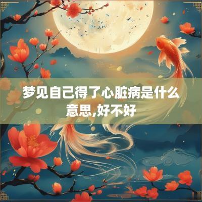 梦见自己得了心脏病是什么意思,好不好
