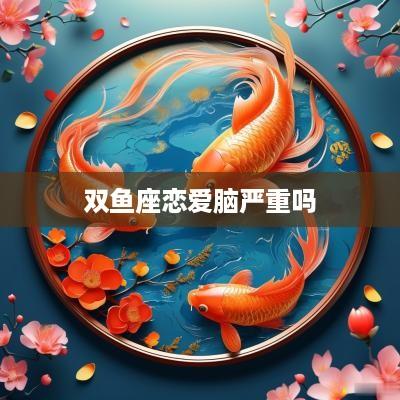 双鱼座恋爱脑严重吗