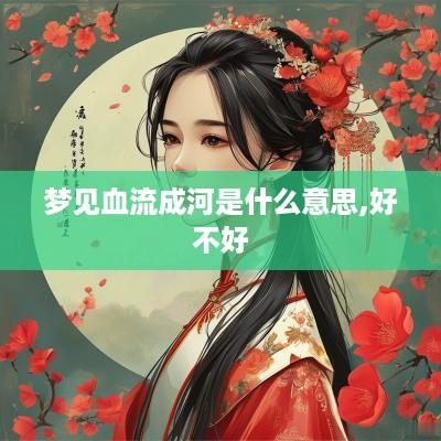 梦见血流成河是什么意思,好不好