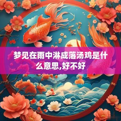 梦见在雨中淋成落汤鸡是什么意思,好不好