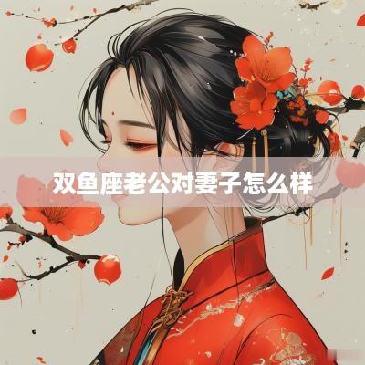 双鱼座老公对妻子怎么样