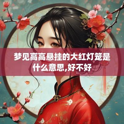 梦见高高悬挂的大红灯笼是什么意思,好不好