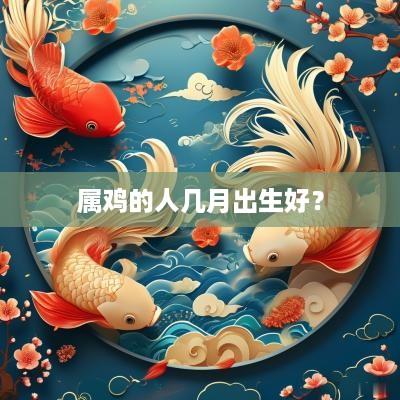 属鸡的人几月出生好？