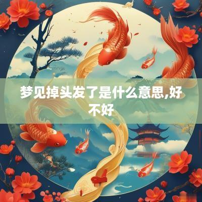 梦见掉头发了是什么意思,好不好